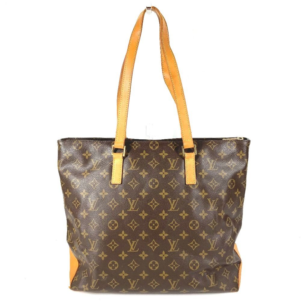 Louis Vuitton Shoulder Bag Cabas Mezzo Monogram Canvas Brown — view 2