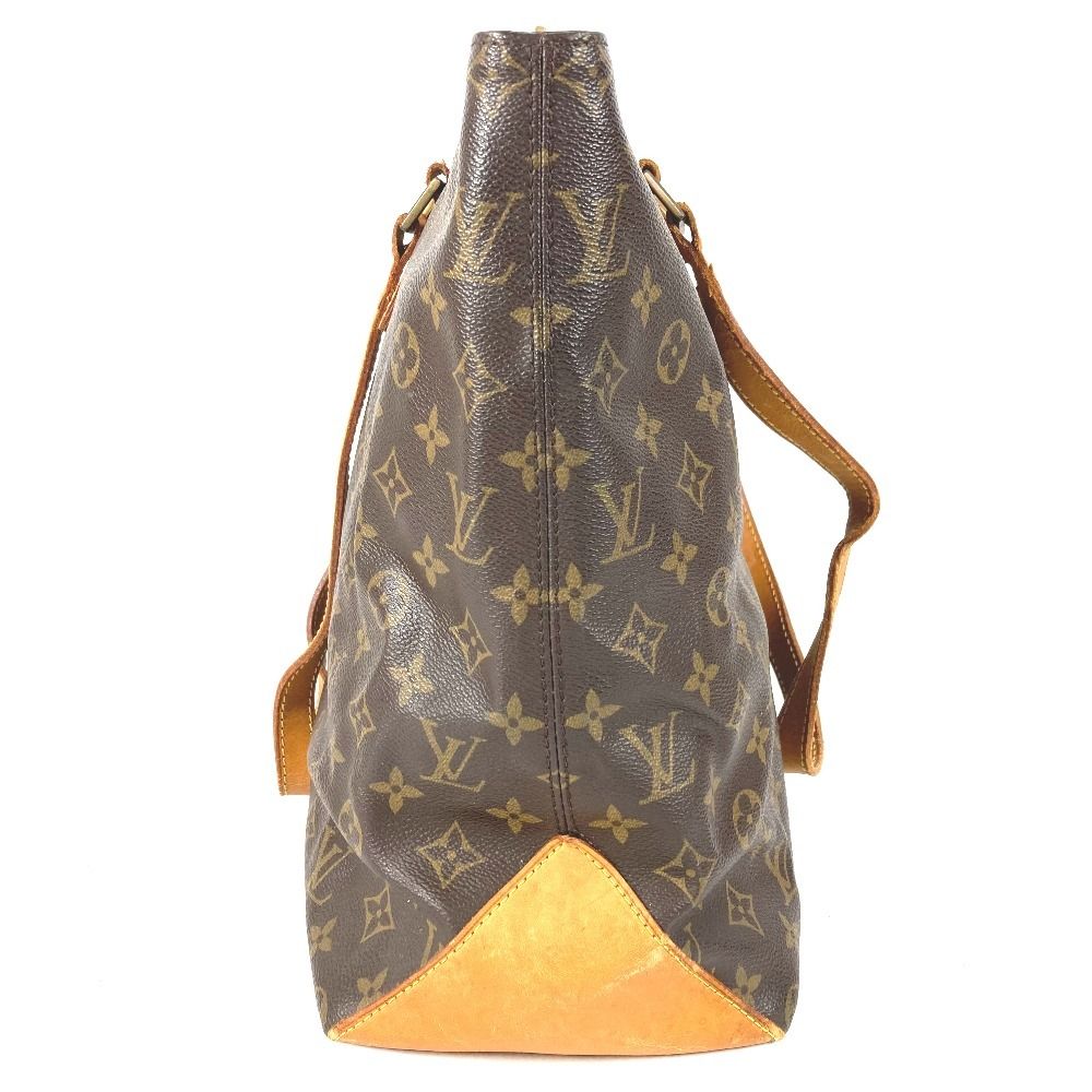 Louis Vuitton Shoulder Bag Cabas Mezzo Monogram Canvas Brown — view 4