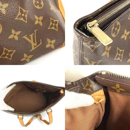 Louis Vuitton Shoulder Bag Cabas Mezzo Monogram Canvas Brown — view 8