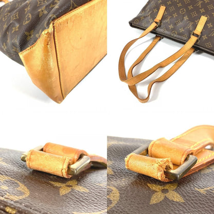 Louis Vuitton Shoulder Bag Cabas Mezzo Monogram Canvas Brown — view 7