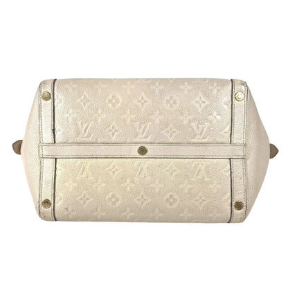 Louis Vuitton Handbag Marais MM Monogram Empreinte Leather Neige White — view 5
