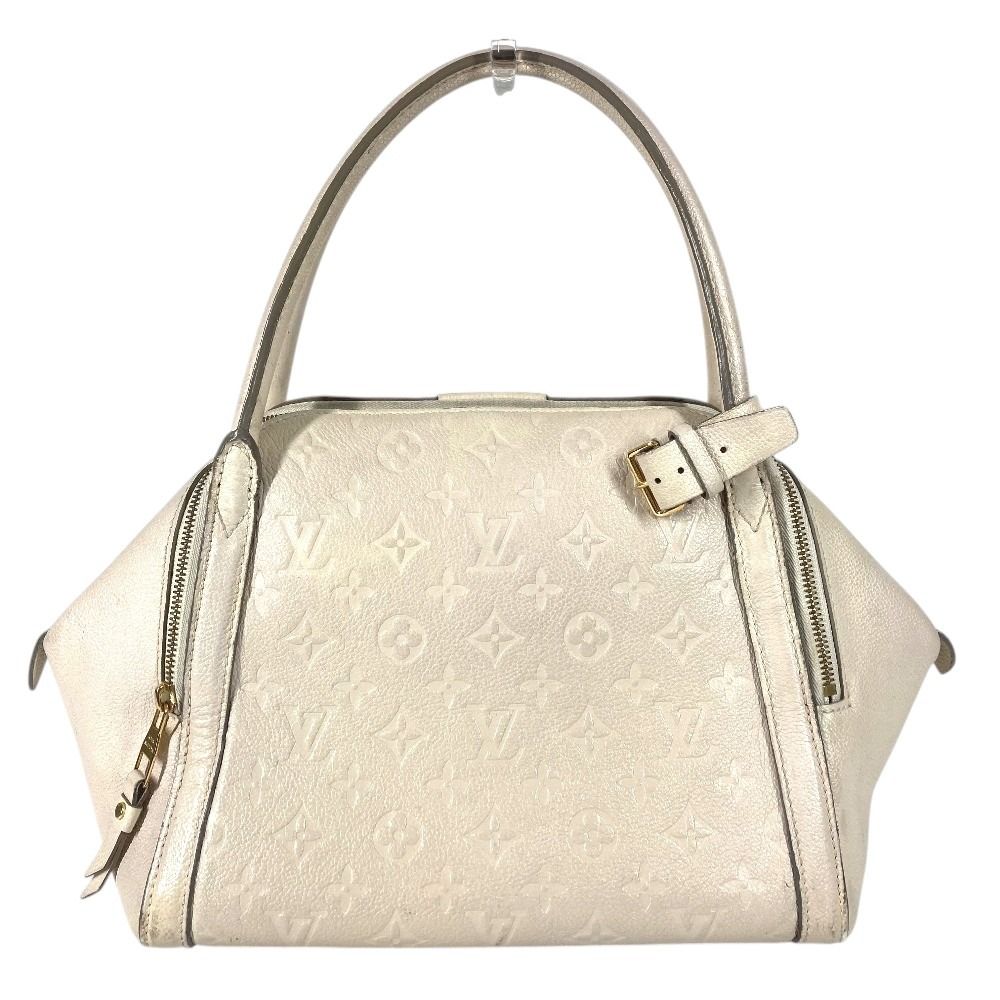 Louis Vuitton Handbag Marais MM Monogram Empreinte Leather Neige White — view 2