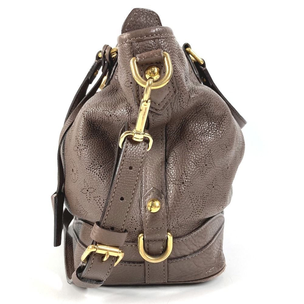Louis Vuitton Handbag Stella PM Monogram Mahina Leather Brown — view 3