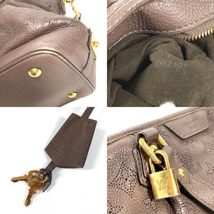 Louis Vuitton Handbag Stella PM Monogram Mahina Leather Brown — view 9