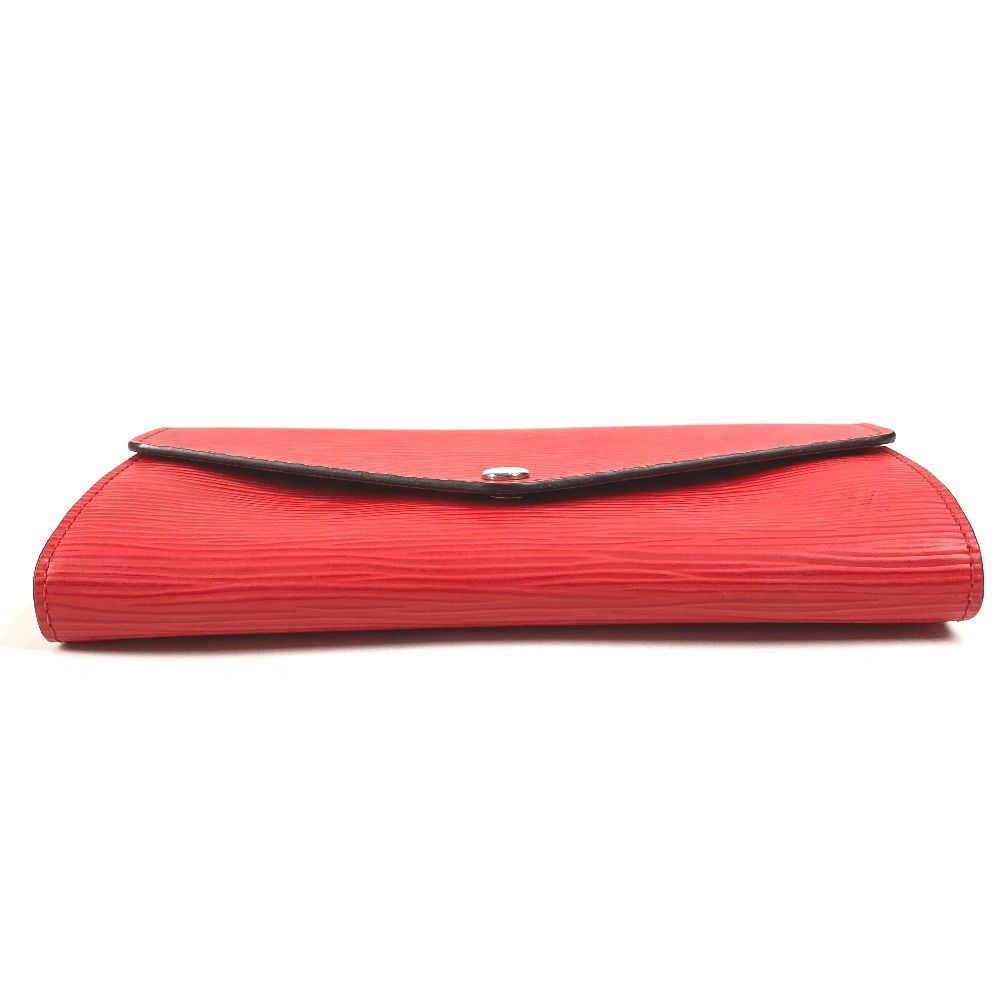 Louis Vuitton Wallet Portefeuille Sarah Epi Leather Coquelicot Red — view 5