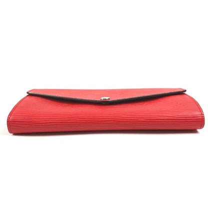Louis Vuitton Wallet Portefeuille Sarah Epi Leather Coquelicot Red — view 5