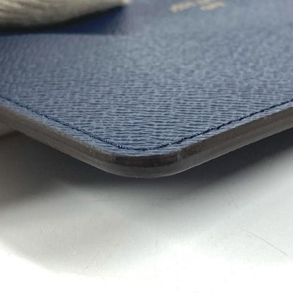 Louis Vuitton Coin Case Mourtefeuille Jeanne Only Leather Navy — view 7