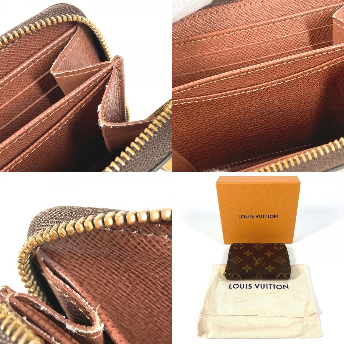 Louis Vuitton Coin Case Zippy Purse Monogram Canvas Brown — view 9