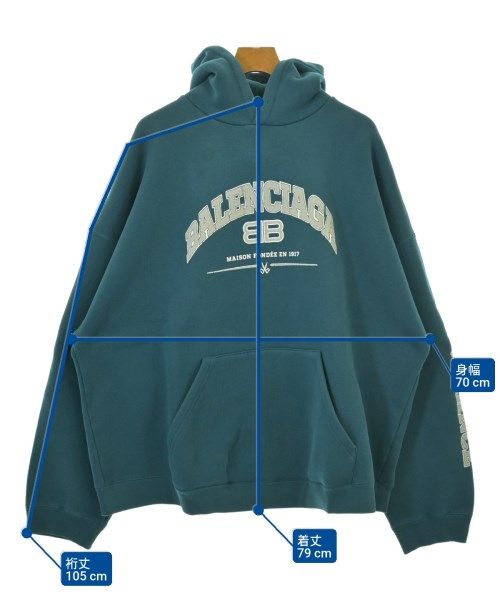 Balenciaga Hoodie Blue — view 6