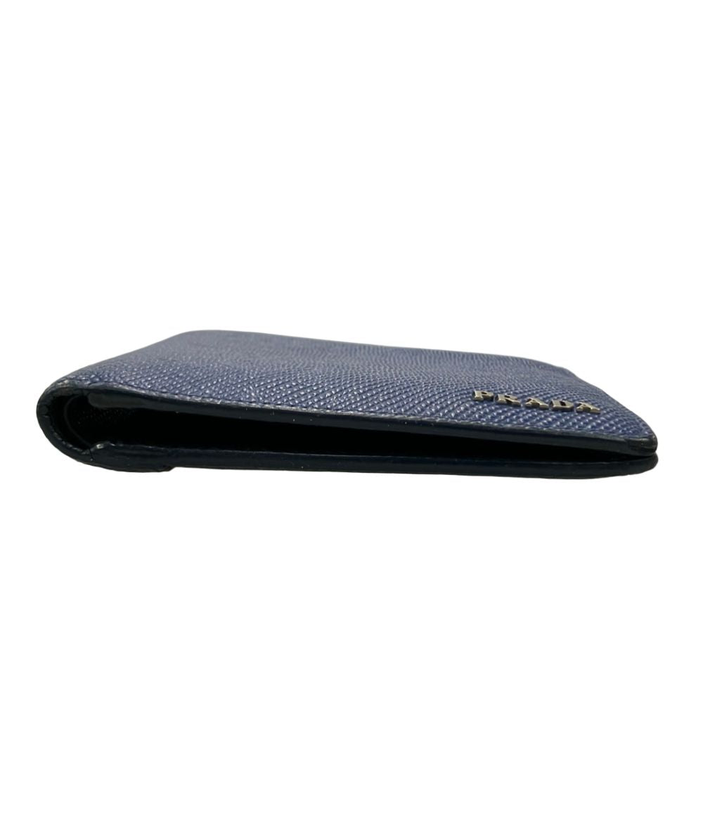 Prada Wallet Saffiano Wallets Blue — view 4
