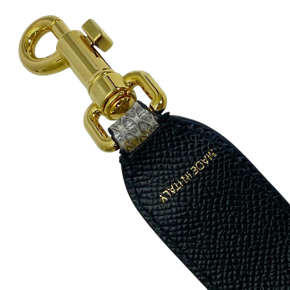 Dolce & Gabbana Bag Strap Gray Gold Heart Logo & Replacement Customized — view 6