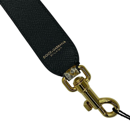 Dolce & Gabbana Bag Strap Gray Gold Heart Logo & Replacement Customized — view 9