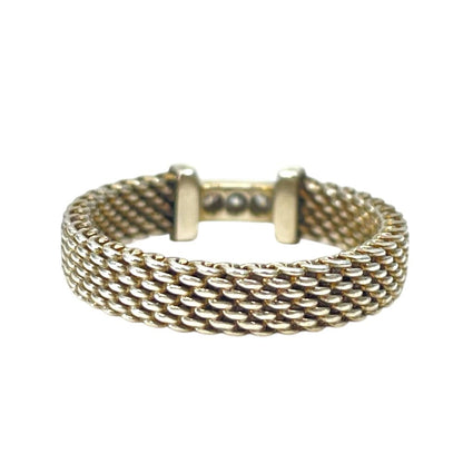 Tiffany & Co Somerset Mesh Ring Silver Diamond — view 3