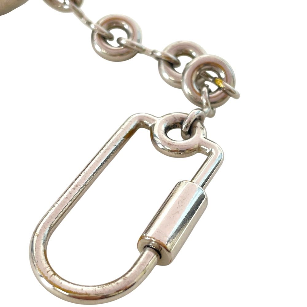 Loewe Pebble Key Holder Key Sling Bag Charm Metal Silver Simple Daily Use — view 8