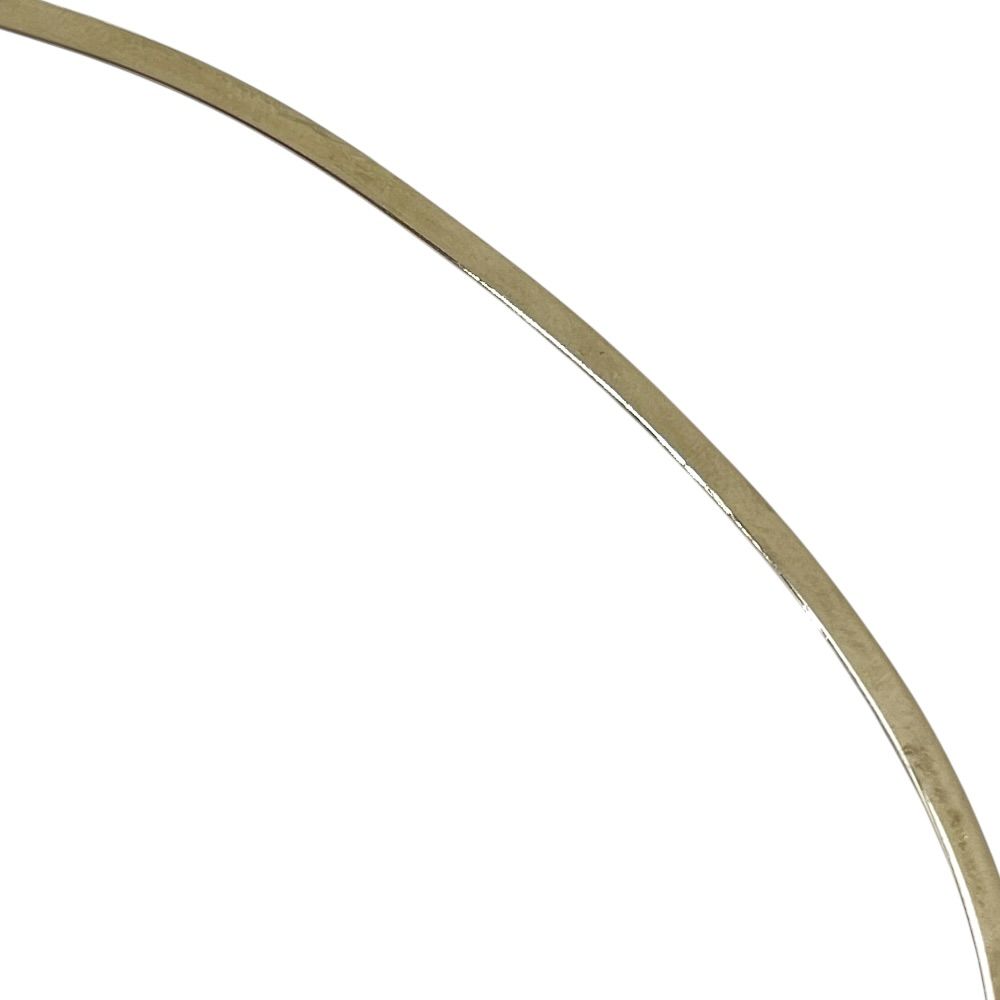 Chanel Camellia Choker Necklace Silver Simple Daily Use — view 8