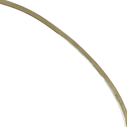 Chanel Camellia Choker Necklace Silver Simple Daily Use — view 8