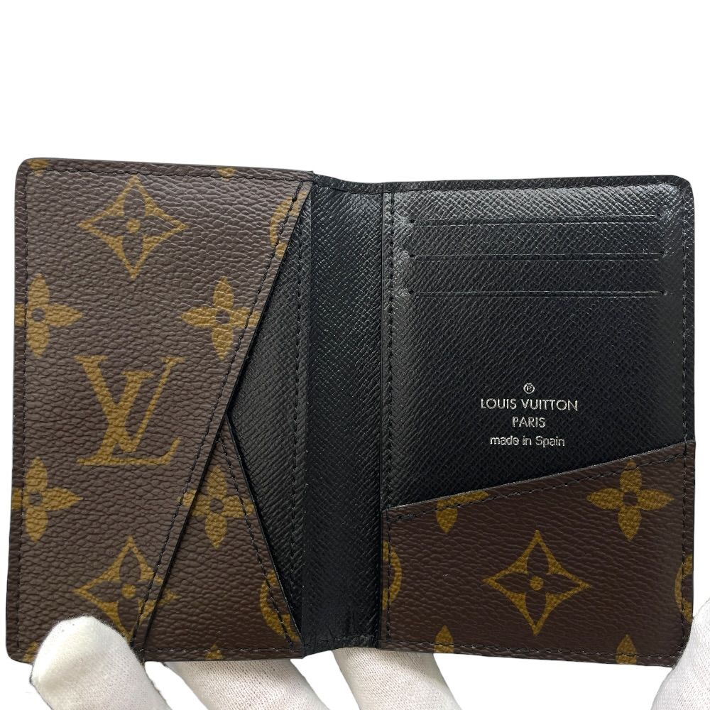 Louis Vuitton Card Case Monogram Macassar Organizer de Poche Business Holder — view 5