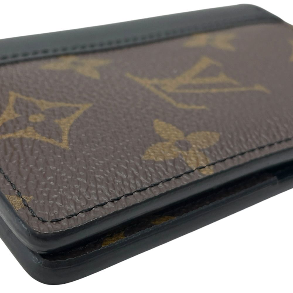 Louis Vuitton Card Case Monogram Macassar Organizer de Poche Business Holder — view 3