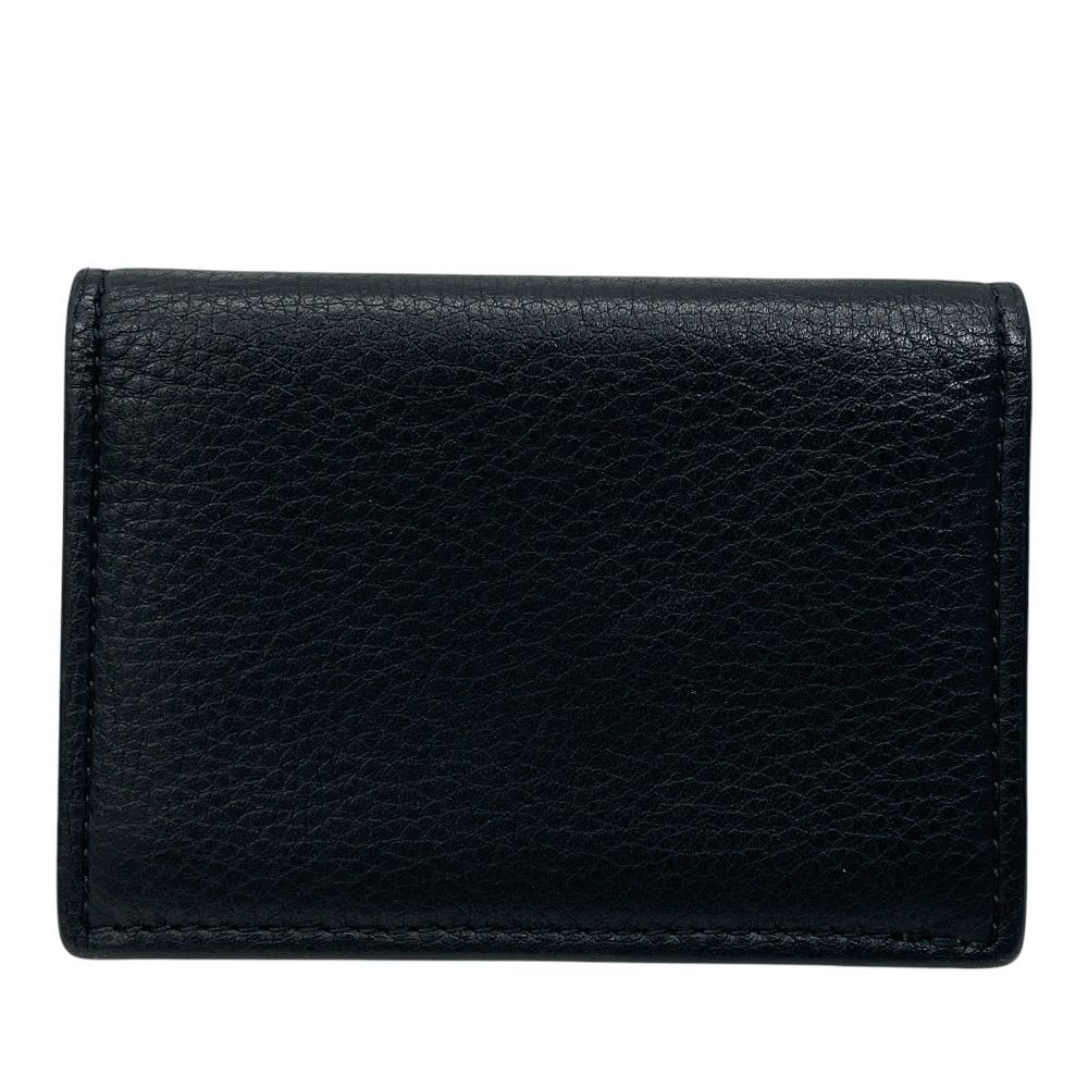 Tiffany & Co Vertical Fold Card Case Business Holder Regular Era Bifold Leather — view 2