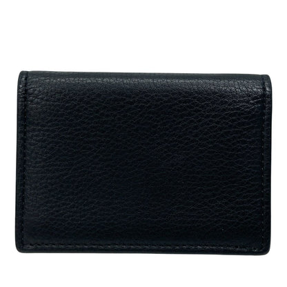 Tiffany & Co Vertical Fold Card Case Business Holder Regular Era Bifold Leather — view 2