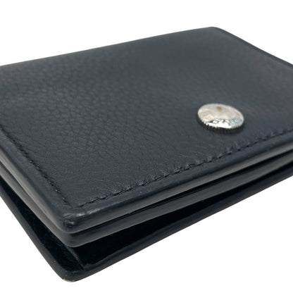 Tiffany & Co Vertical Fold Card Case Business Holder Regular Era Bifold Leather — view 3