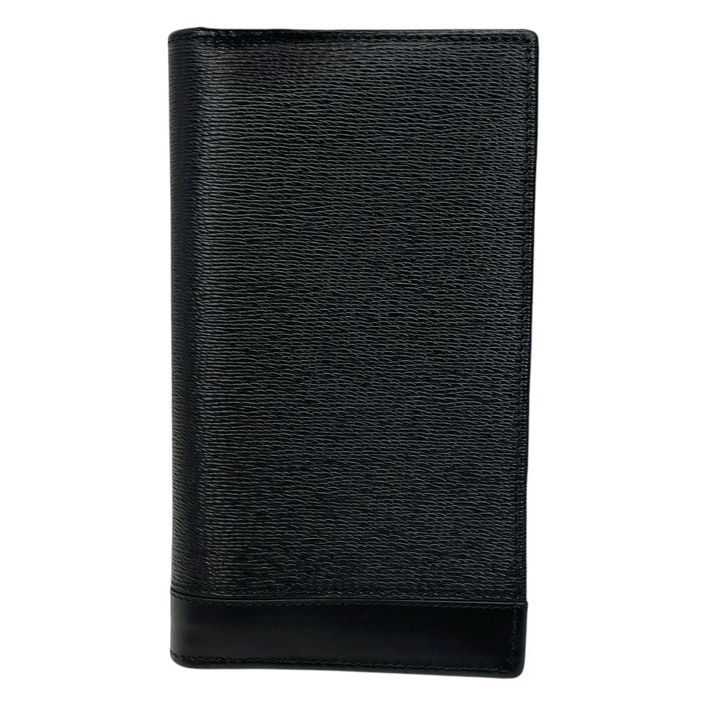 Bvlgari Serpenti Scalierman Bifold Wallet Leather Black Simple Daily Use — view 2