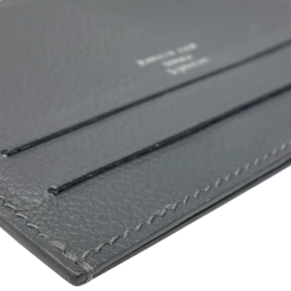 Hermes Citizen Twill Card Case Business Holder Regular Era Logo Gray Simple — view 3