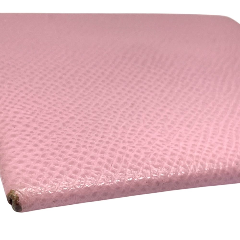 Hermes Bastia Coin Purse Leather Pink — view 4