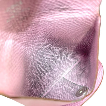 Hermes Bastia Coin Purse Leather Pink — view 6