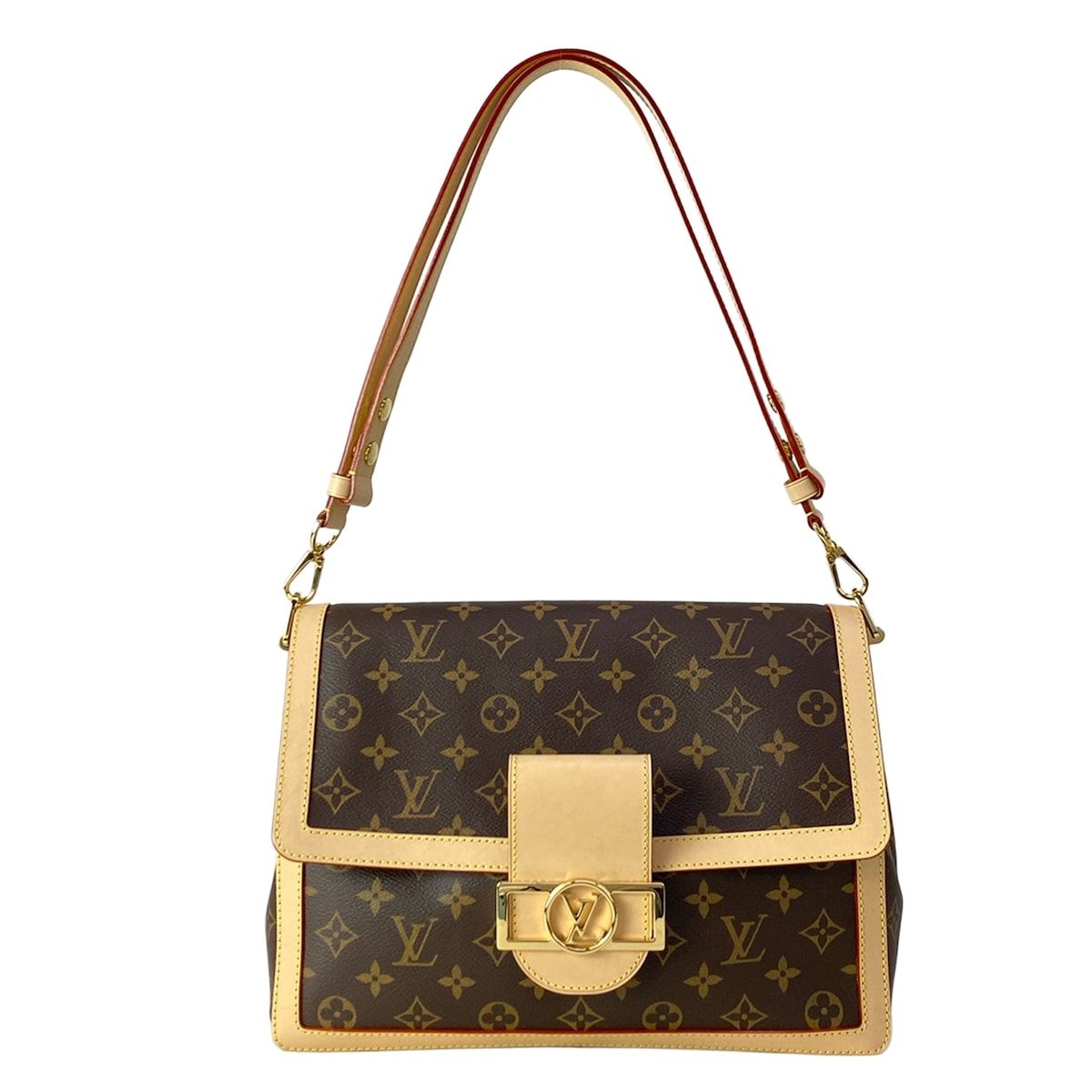 Louis Vuitton Shoulder Bag Monogram Dauphine Soft GM