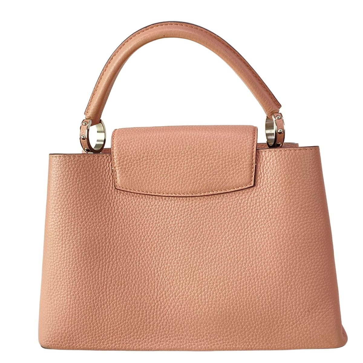 Louis Vuitton Handbag Capucines MM Magnolia Leather Cowhide — view 3