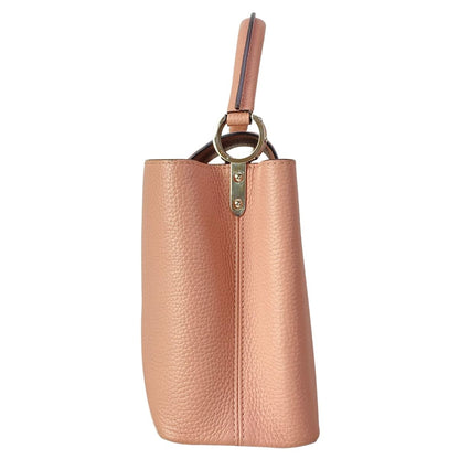 Louis Vuitton Handbag Capucines MM Magnolia Leather Cowhide — view 4