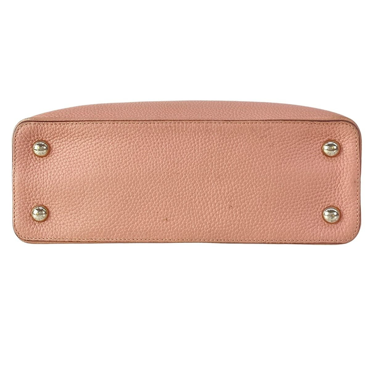 Louis Vuitton Handbag Capucines MM Magnolia Leather Cowhide — view 5