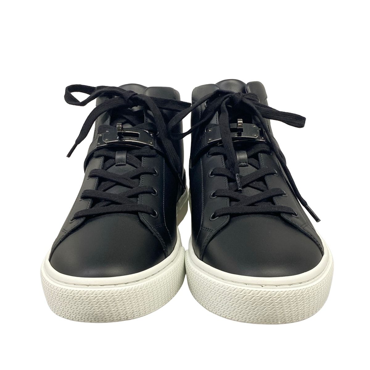 Hermes Sneakers 42.5 Daydream Black Kelly Silver High Cut Leather — view 5