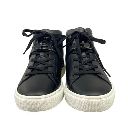Hermes Sneakers 42.5 Daydream Black Kelly Silver High Cut Leather — view 5