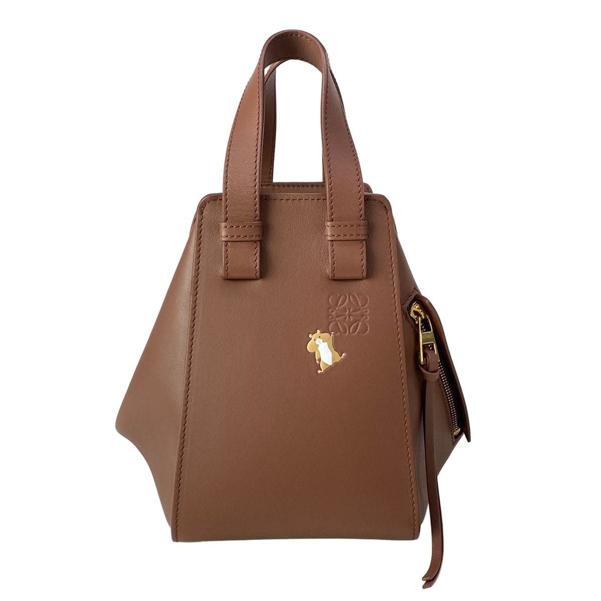 Loewe Handbag Hammock Bag Compact Havana Suna Fujita Collaboration Ham Star