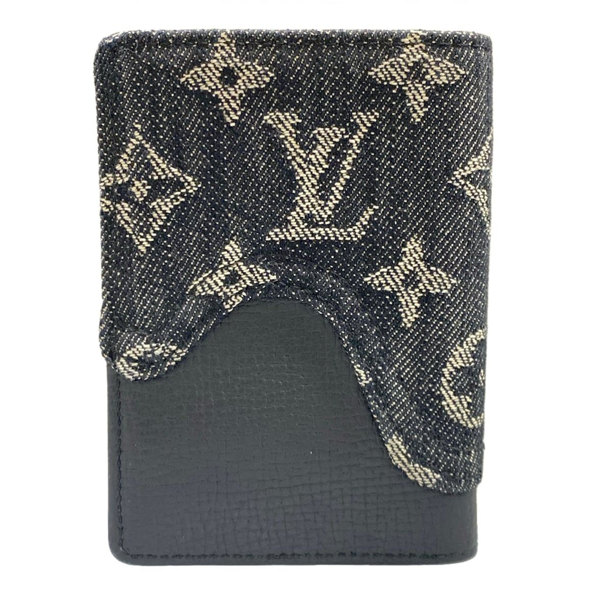 Louis Vuitton Card Case LV 2 Organizer de Poche Noir Leather Cowhide — view 2