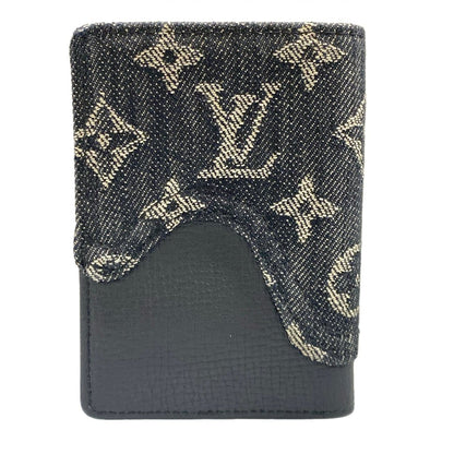 Louis Vuitton Card Case LV 2 Organizer de Poche Noir Leather Cowhide — view 2