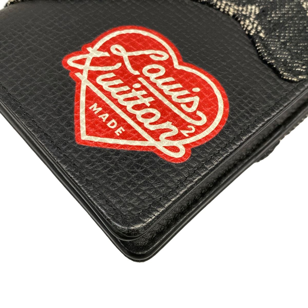 Louis Vuitton Card Case LV 2 Organizer de Poche Noir Leather Cowhide — view 6