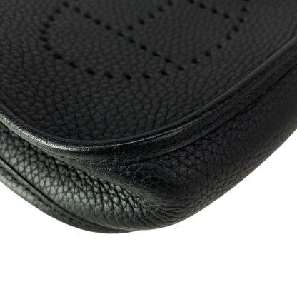 Hermes Shoulder Bag Evelyne TPM Amazon Black Silver — view 7