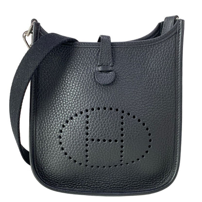 Hermes Shoulder Bag Evelyne TPM Amazon Black Silver