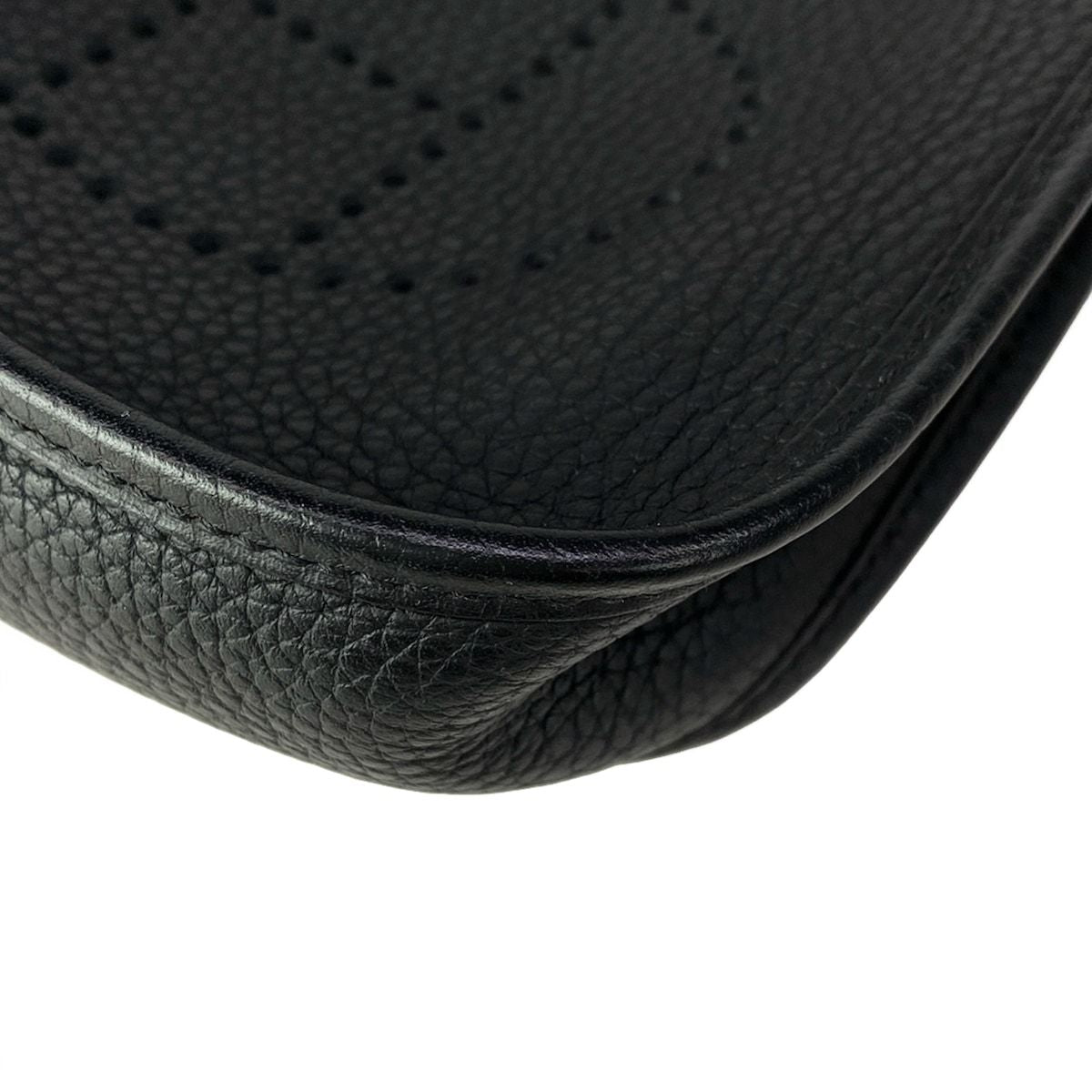 Hermes Shoulder Bag Evelyne TPM Amazon Black Silver — view 6