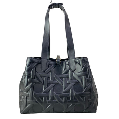 Dior Tote Toujour Black Graphic Cannage — view 3