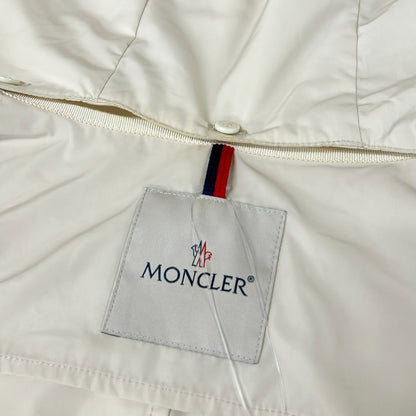 Moncler Coat 0 XS Anthemis Ivory Long Sleeve Zip Up Hood Removable Spring Autumn — view 9