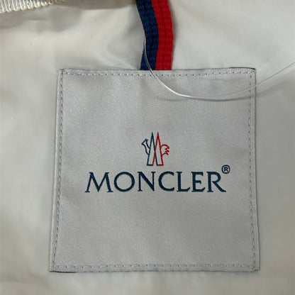 Moncler Coat 0 XS Anthemis Ivory Long Sleeve Zip Up Hood Removable Spring Autumn — view 3