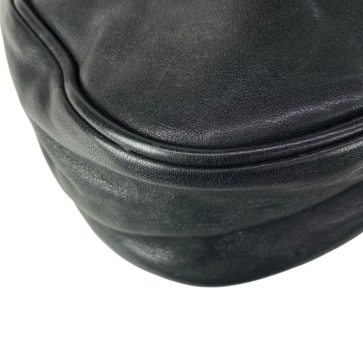 Dior Shoulder Bag Gaucho Black Light Brown Leather — view 6