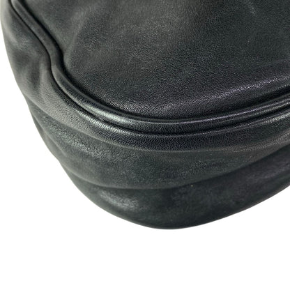 Dior Shoulder Bag Gaucho Black Light Brown Leather — view 6