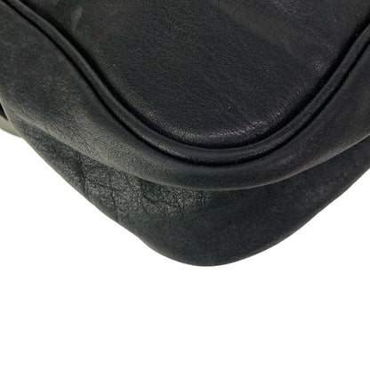 Dior Shoulder Bag Gaucho Black Light Brown Leather — view 8