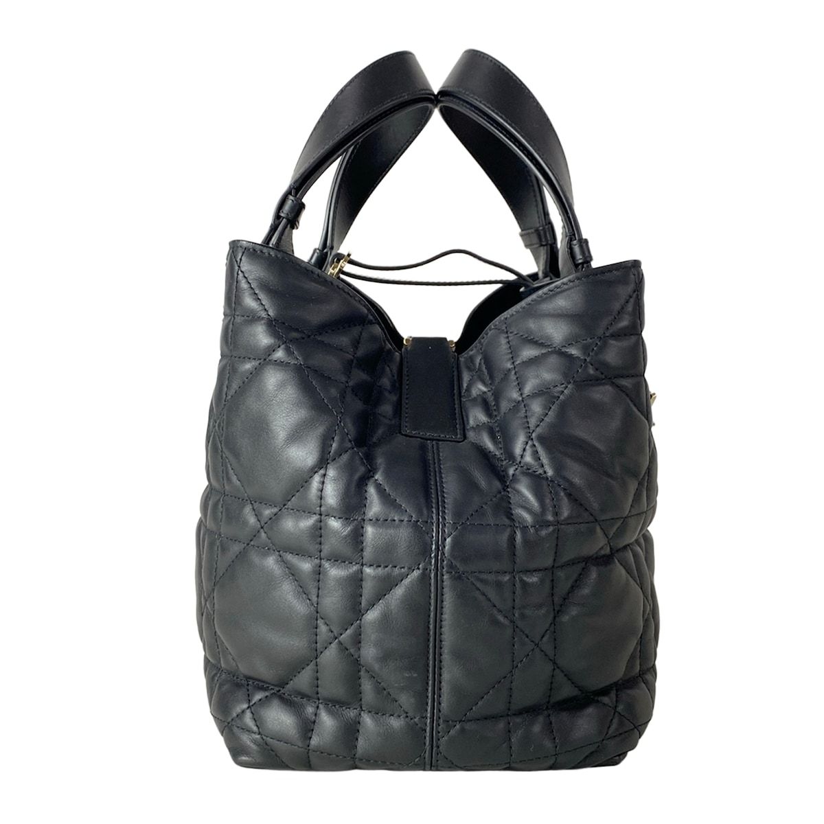 Dior Tote Toujour Black Macro Cannage — view 2