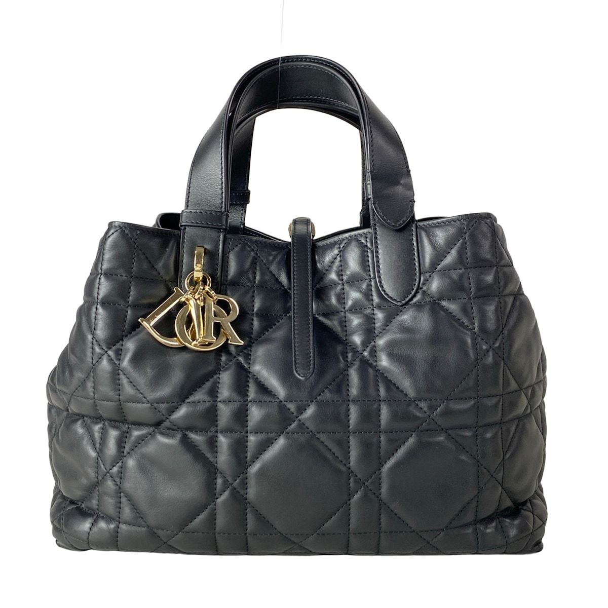 Dior Tote Toujour Black Macro Cannage